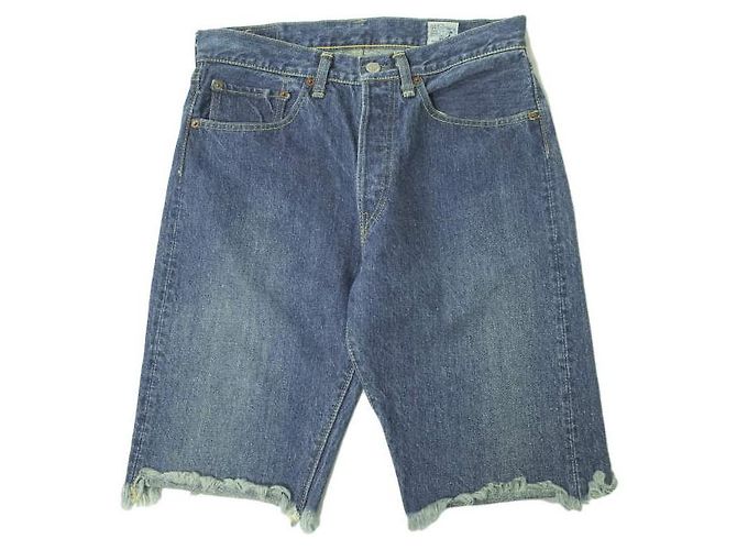 Autre Marque Orslow Denim Cutoff Shorts Indigo Blau
