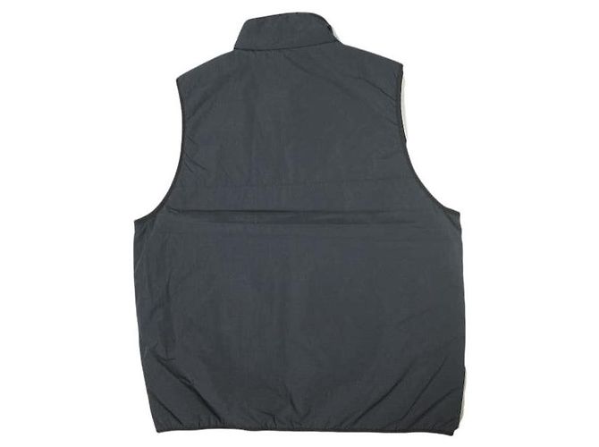 Autre Marque FARAH Nylon Weste mit Reißverschluss schwarz L