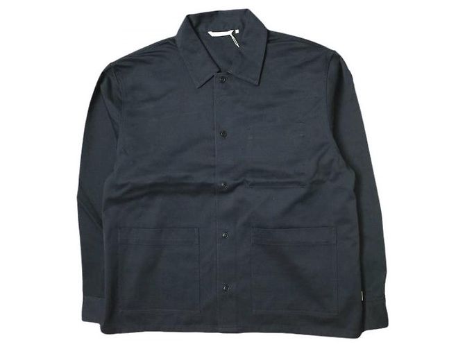 Autre Marque GIACCA CAMICIA FARAH In cotone Blu navy