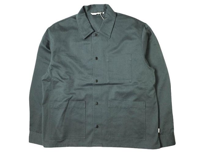 Autre Marque GIACCA CAMICIA FARAH IN COTONE Grigio