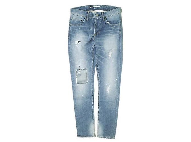 Autre Marque JEANS PAINT STRETCH SLIM Jeans in misto cotone