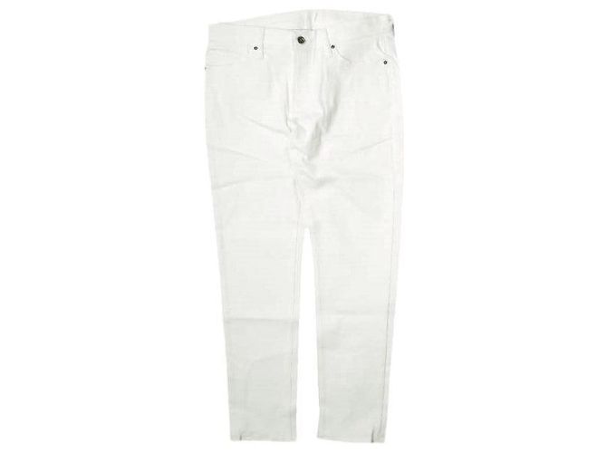 Autre Marque JEANS de algodón elástico Blanco 