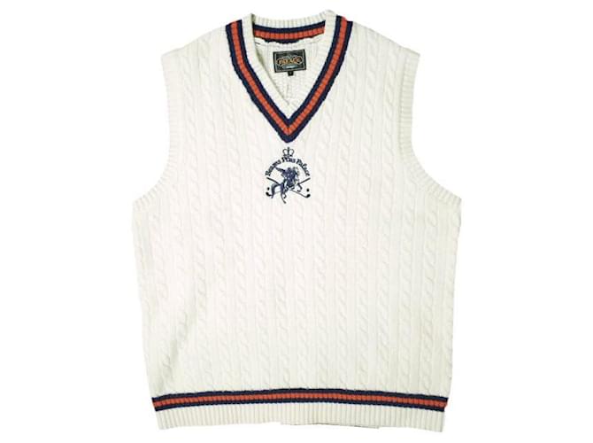 Autre Marque PALACE x BEAMS PLUS Cable Vest L White Cloth  ref.1936982