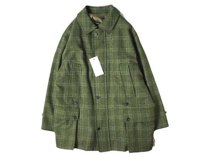 Autre Marque A.PRESSE Giacca da caccia a metà 23AW Olive Verde oliva