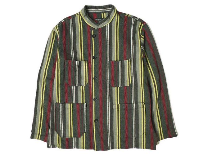 Autre Marque Camisa Dayton S Gris/Amarillo/Rojo de Engineered Garments
