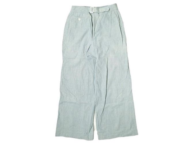 Pantalones de algodón chambray Polo Ralph Lauren Azul