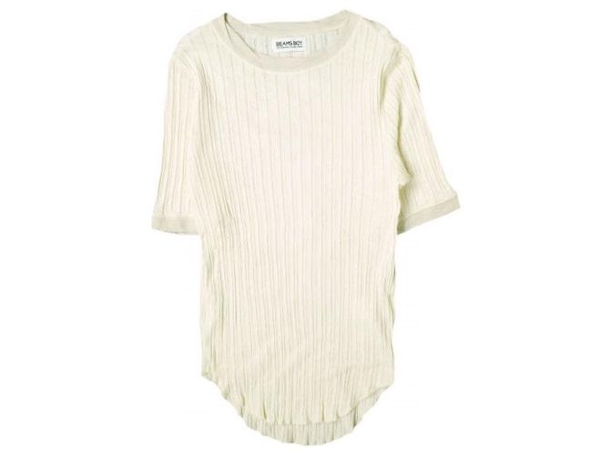 Autre Marque Top a maniche corte in jacquard a coste BEAMS BOY