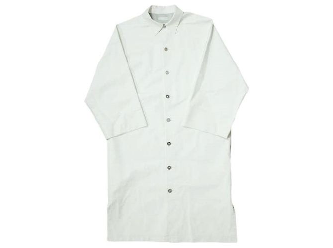 Autre Marque CLASS Ultra Suede Mantel Weiß