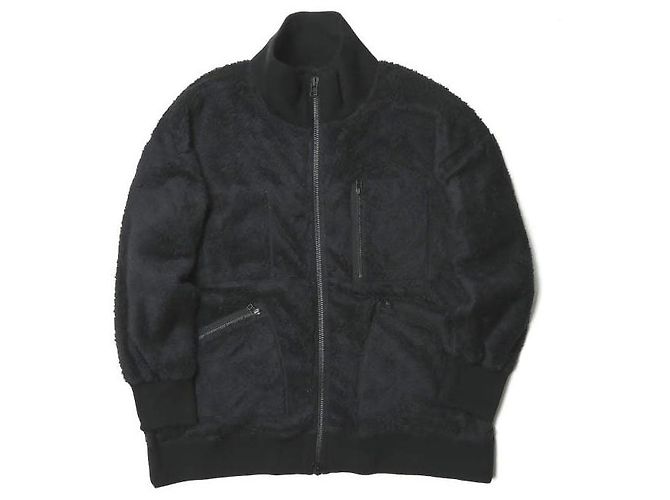 Autre Marque HUMIS Deformation Boa Blouson Jacket Black