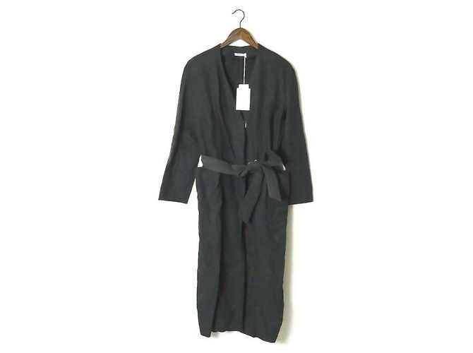 Autre Marque AURALEE Washed Linen No Collar Coat