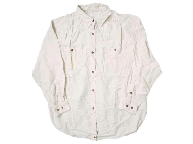 Autre Marque Camicia oversize in cotone e lino R JUBILEE RJ2006