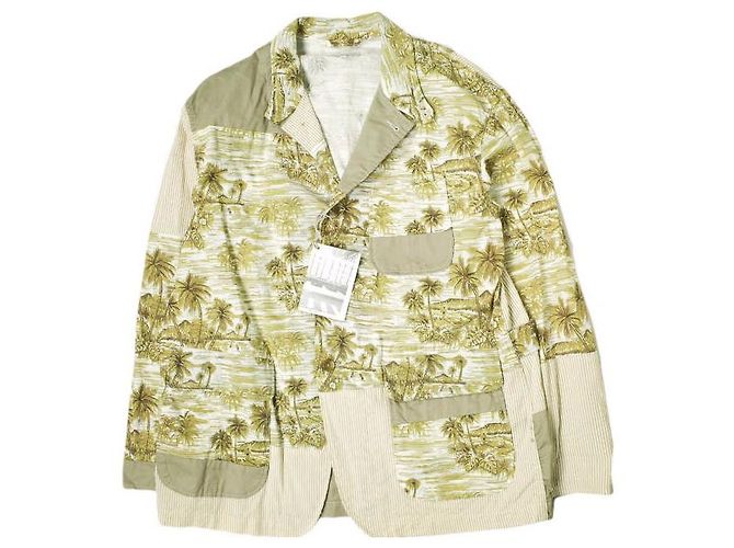 Autre Marque Loiter-Jacke Hawaiian Print S von Engineered Garments Khaki