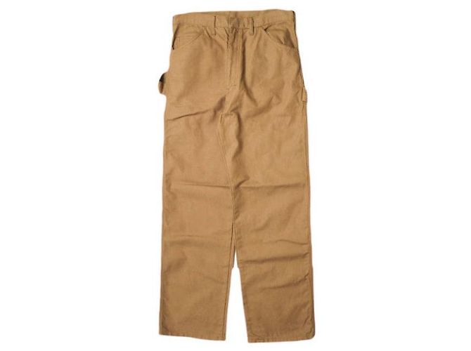 Autre Marque Pantalon en coton Duck UNUSED Marron foncé