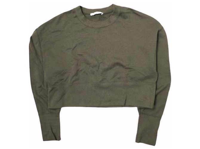 Autre Marque Sweatshirt mit fallenden Schultern Moca Brown ASTRAET