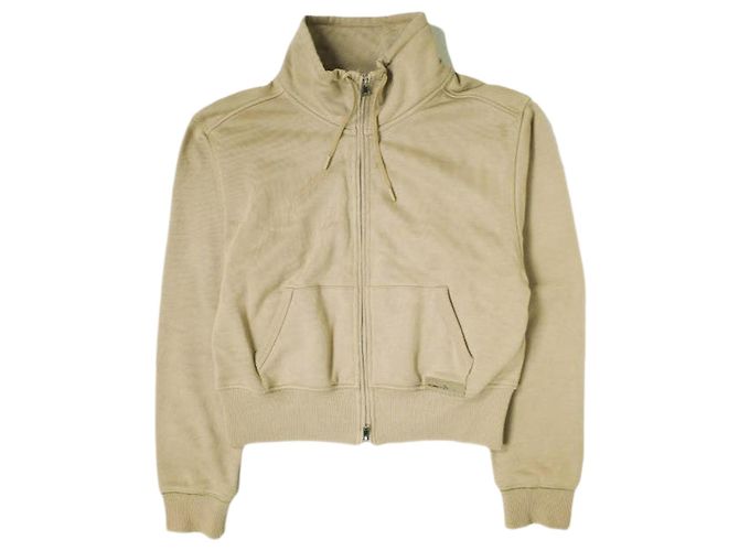 Autre Marque Moletom com zíper Don't Sweat It em algodão 3.1 Phillip Lim Bege