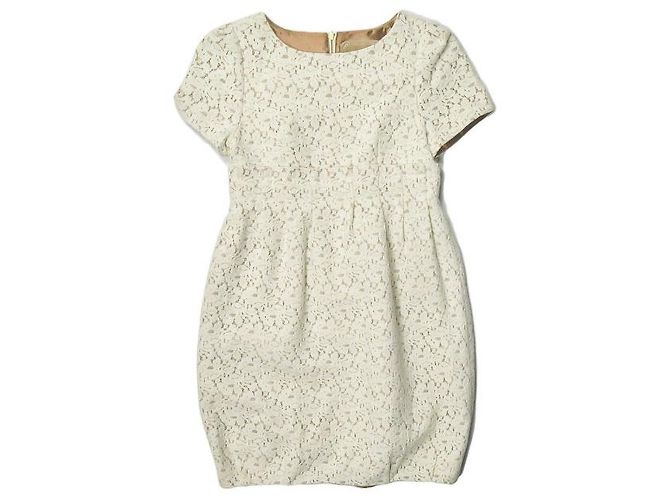 Autre Marque Ray BEAMS Spitzenkleid Aus weiß
