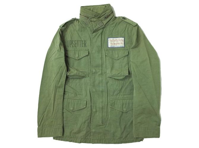 Autre Marque WACKO MARIA M-65 Baumwolljacke Olivgrün
