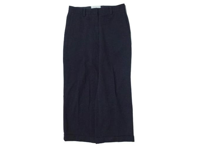 Autre Marque YAECA 2way gerade Polyesterhosen Marineblau