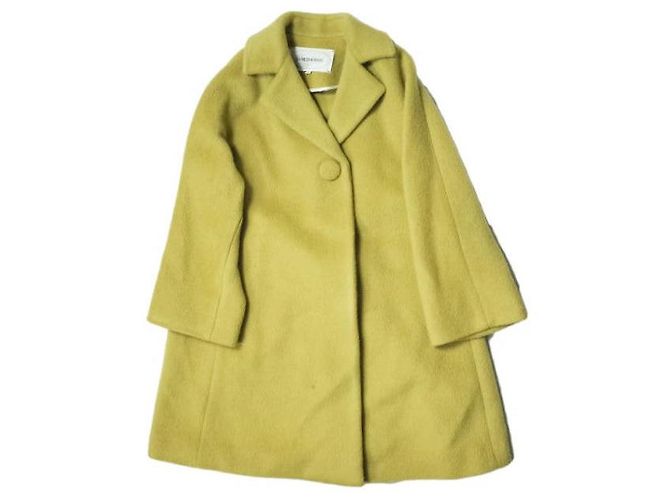 Autre Marque Abrigo de lana A Line J&M Davidson Amarillo