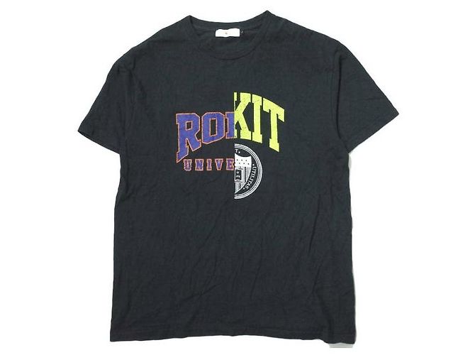 Autre Marque Camiseta ROKIT DROPOUT Camiseta de algodón Negro