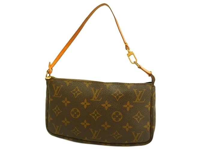 Louis Vuitton Pochette Accessoire Brown Cloth  ref.1938734