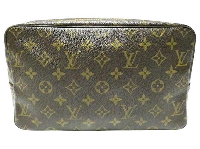Louis Vuitton Trousse Toilette 28 Brown Cloth  ref.1938949