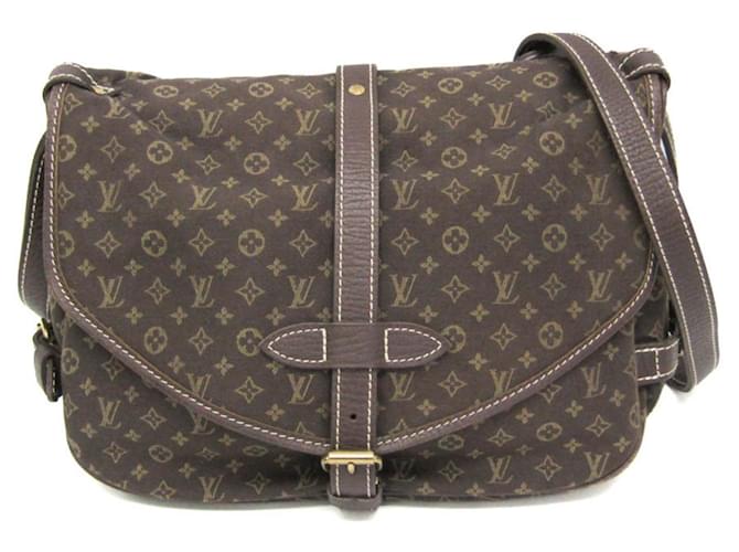 Louis Vuitton Saumur 30 Brown Cloth  ref.1939036