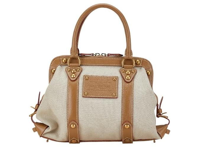 Louis Vuitton Antigua Beige Cloth  ref.1939117
