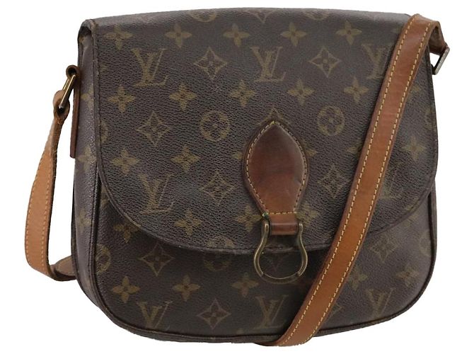 Saint-Cloud LOUIS VUITTON Monogram Saint Cloud GM Bolsa de Hombro M51242 LV Auth mr855 Monograma