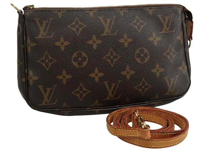 LOUIS VUITTON Pochette Acessórios Monograma Pouch M51980 LV Auth 104279 Lona  ref.1939248