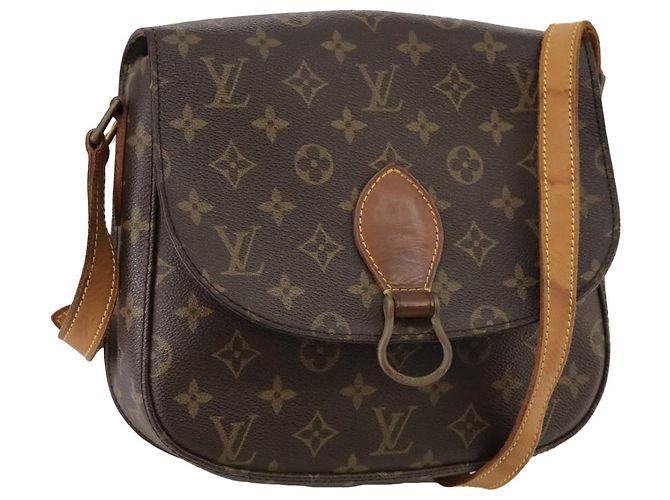 Saint-Cloud LOUIS VUITTON Monogram Saint Cloud GM Bolsa de Ombro M51242 LV Auth mr851 Monograma