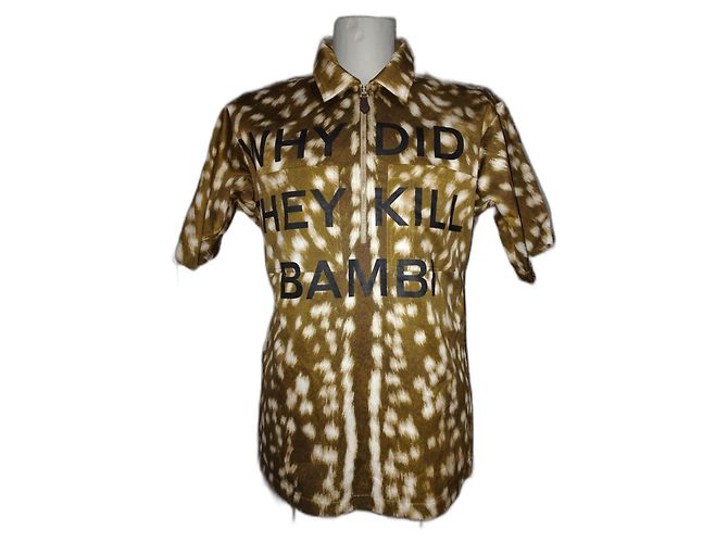 Camisa Burberry Marrón de Algodón Castaño