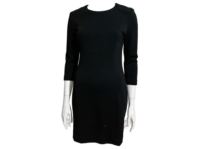 Joseph Schwarzes Wollstiftkleid Emma Milano