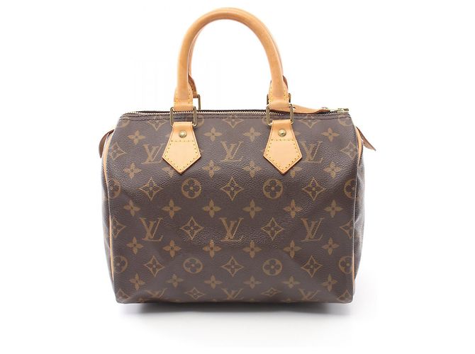 Louis Vuitton Monogram Speedy 25 Handbag M41528 Brown