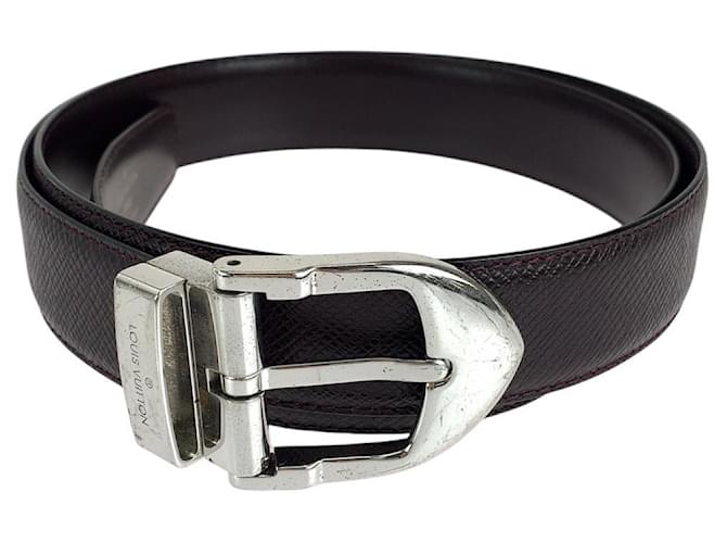Louis Vuitton Taiga Leather Belt M6843 Purple  ref.1940599