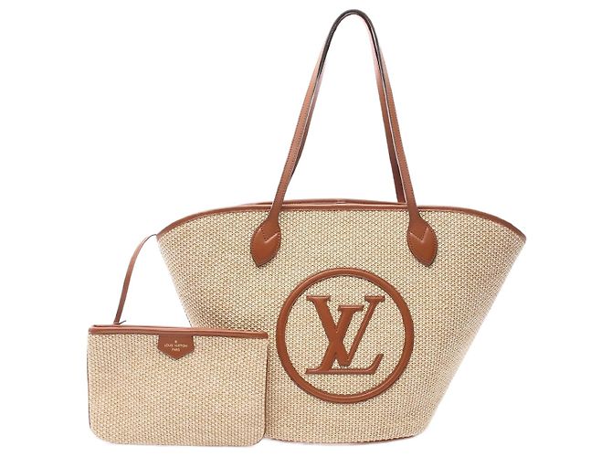 Louis Vuitton Knit Raffia Saint Jacques Tote Bag M59963 Beige