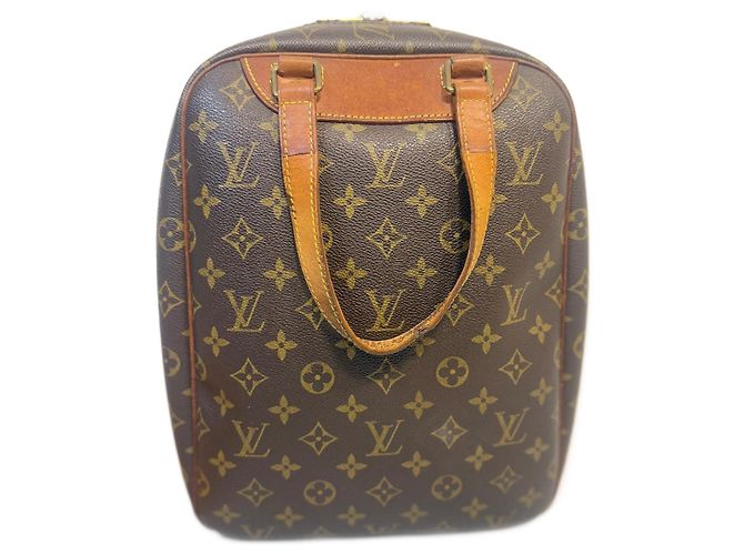 Louis Vuitton - 90s Monogram Pattern Excursions Bag Brown