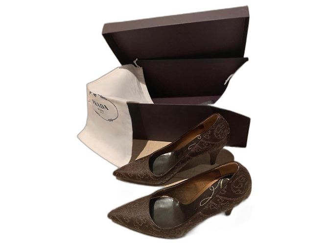 Prada Damenschuhe Braun