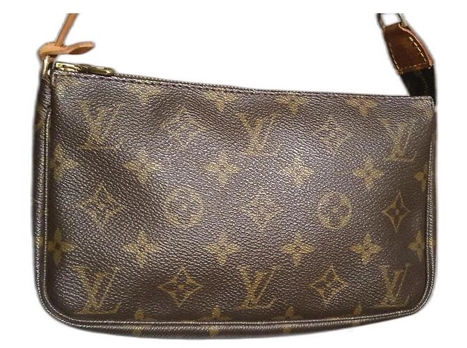 Pochete de acessório Louis Vuitton Marrom