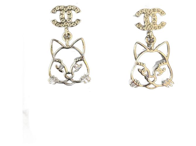 Coco Crush Chanel Ohrringe Silber Metall