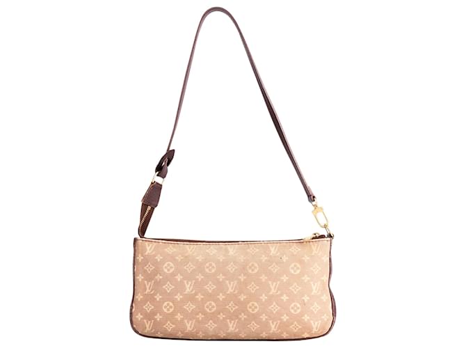 Pochete Acessórios Monogram Idylle Louis Vuitton Bege Lona  ref.1941846