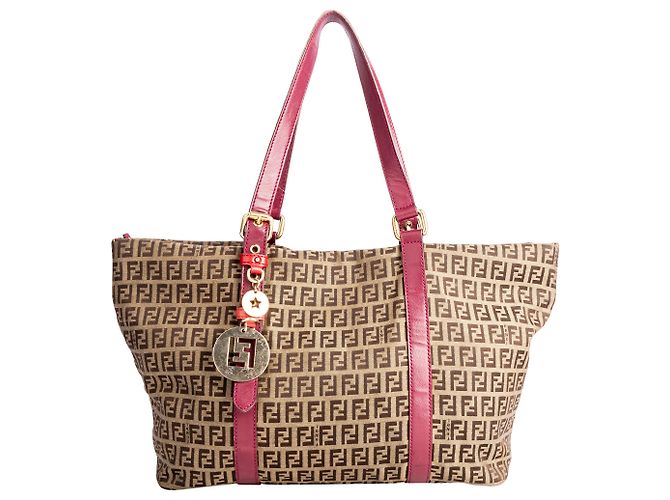 Zucchino Borse FENDI T. Tessuto Marrone