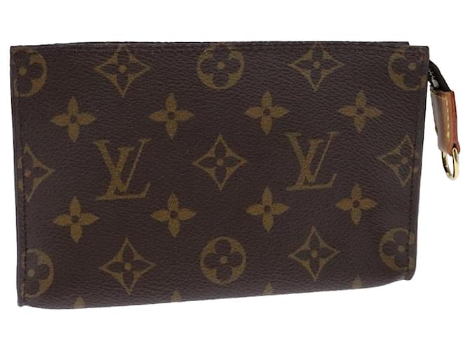 Bucket PM Louis Vuitton Marrom Lona  ref.1942676