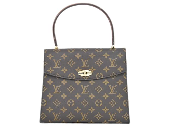 Louis Vuitton Malesherbes Brown Cloth  ref.1942773