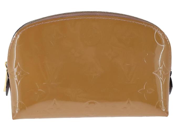 Louis Vuitton Cosmetic Pouch Brown Patent leather  ref.1942951