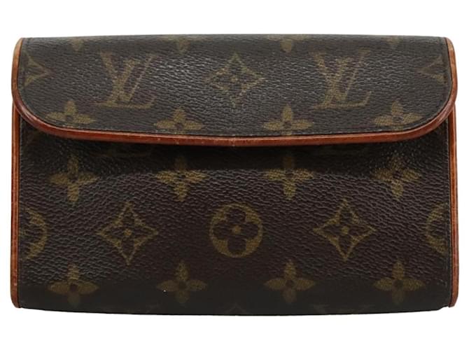Louis Vuitton Florentine Brown Cloth  ref.1942966