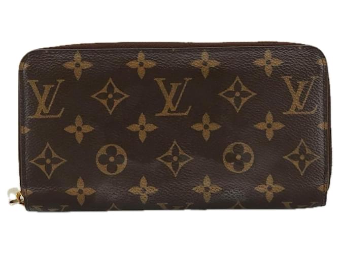 Louis Vuitton Zippy wallet Brown Cloth  ref.1943025