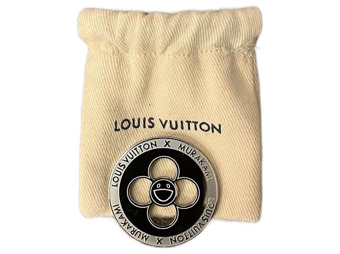 Louis Vuitton x Murakam seltener Sammlertoken Silber