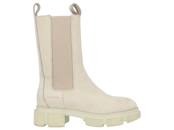 Autre Marque Copenhagen Studios Stiefel aus Ecru Leder Roh