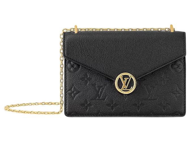Louis Vuitton LV Wallet on Chain Rosy new Black